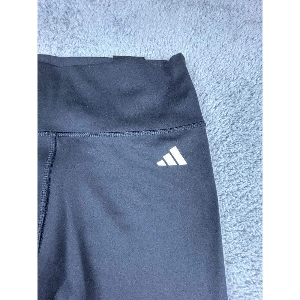 Adidas Women ESS High-Waist 7/8 Tight Pants Black Run Training Yoga Pant HC8934